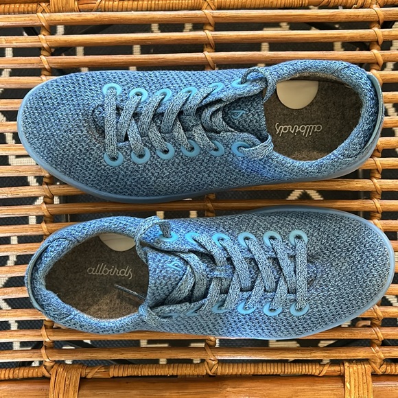 EUC allbirds Tree Pipers Womens Bouyant Blue Sz 8 - Picture 7 of 14